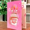 Musical 3D Birthday Greeting Card with Music and Lights Artistic Birthday Card Celebration Card Perfect for Parties