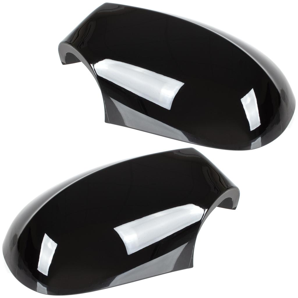 BMW 1 E81 E82 E87 E88 10-15 mirror cover BLACK GLOSSY left + right 2 pcs. SET