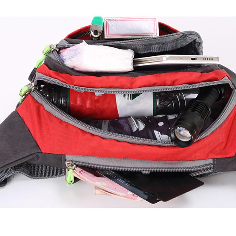Travel Waist Bag Zipper Outdoor Sports Shoulder Bag Men's and Women's Waterproof Fashion Large-capacity Adjustable