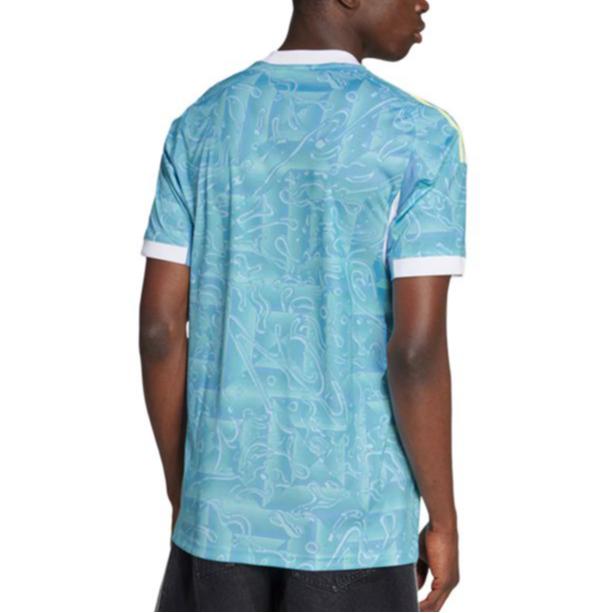 Adidas Juventus 25/26 Season Away Fan Version Short Sleeve Football Shirt Men Tops JJ4323