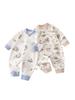 Bear Tribe Cotton Newborn Jumpsuit - All-Season, Tagless Baby Romper