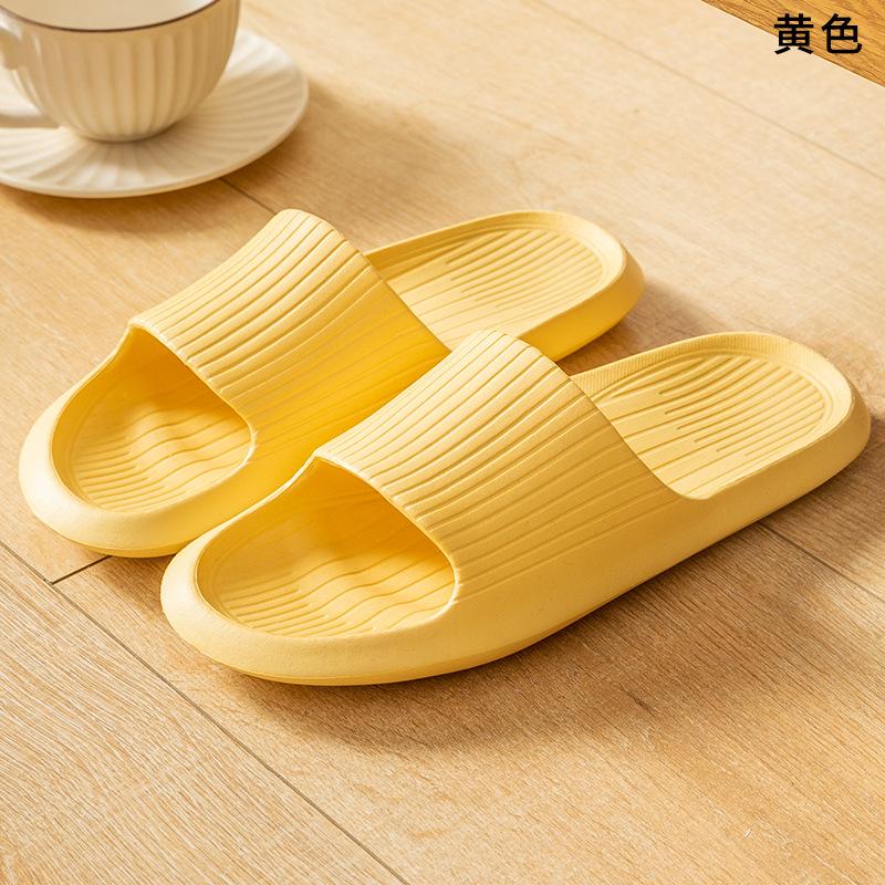 

EVA bathroom slippers non-slip men s summer bath home home soft bottom silent couple cool slippers women 35-36 Standard
