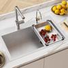 ZISIZ 304 Thickened Stainless Steel Sink Bowl-in-Bowl