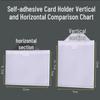 A4 Self-Adhesive Landscape Card Holder Film