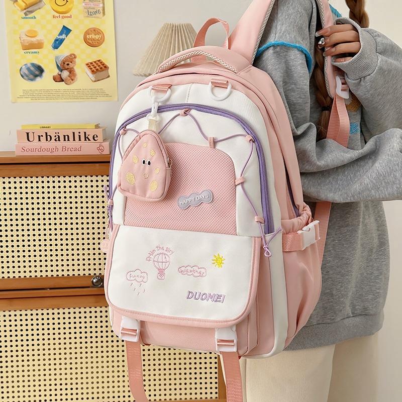 Japanese Ins Schoolbag for Female Primary School Students, High-value Third To Sixth Grade Girls, Cute Junior High School Students, Backpack.