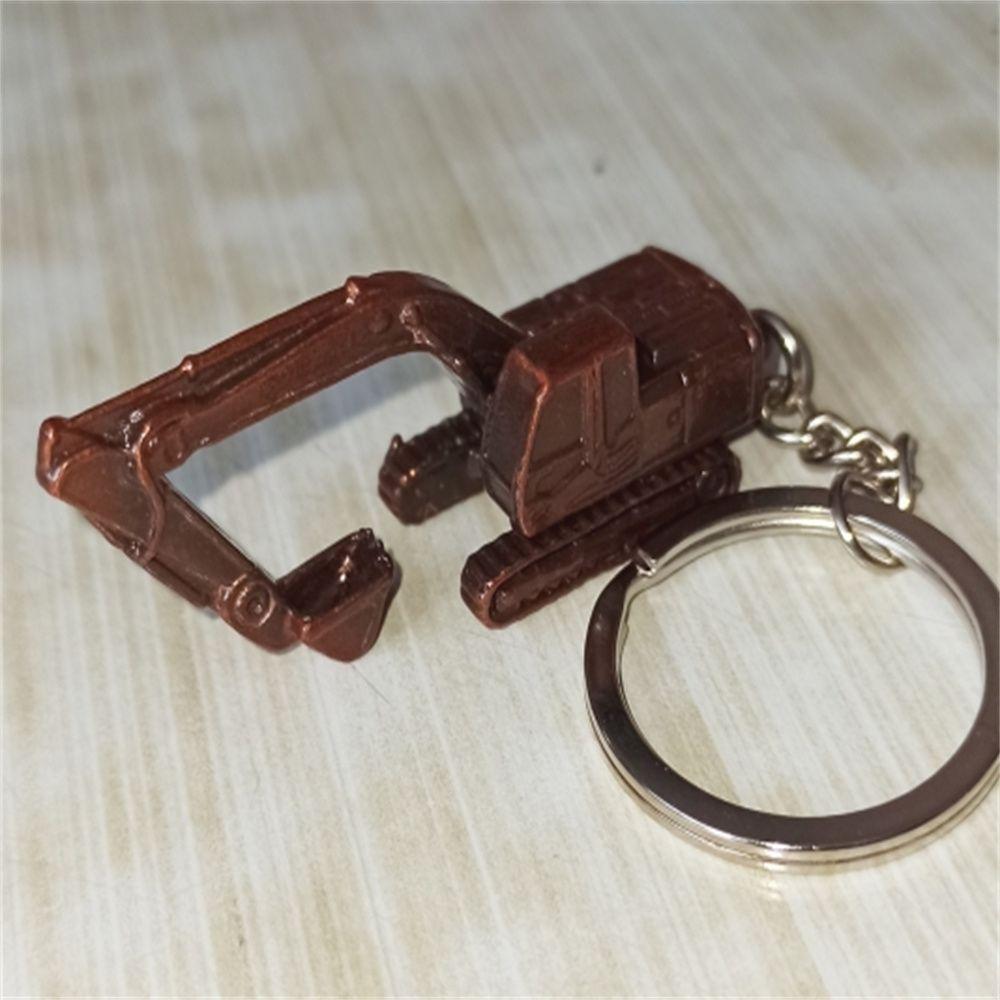 Car Accessories Key Rings Bag Pendants Excavator Keychain Car Keychain Key Pendant