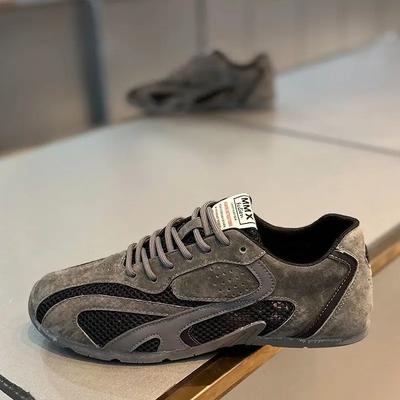Marken Herren-Sneaker Atmungsaktive Freizeitschuhe für Herren Schnürschuhe Flache Schuhe Luxus Weiche Sohle Laufschuhe Herren Walking-Schuh