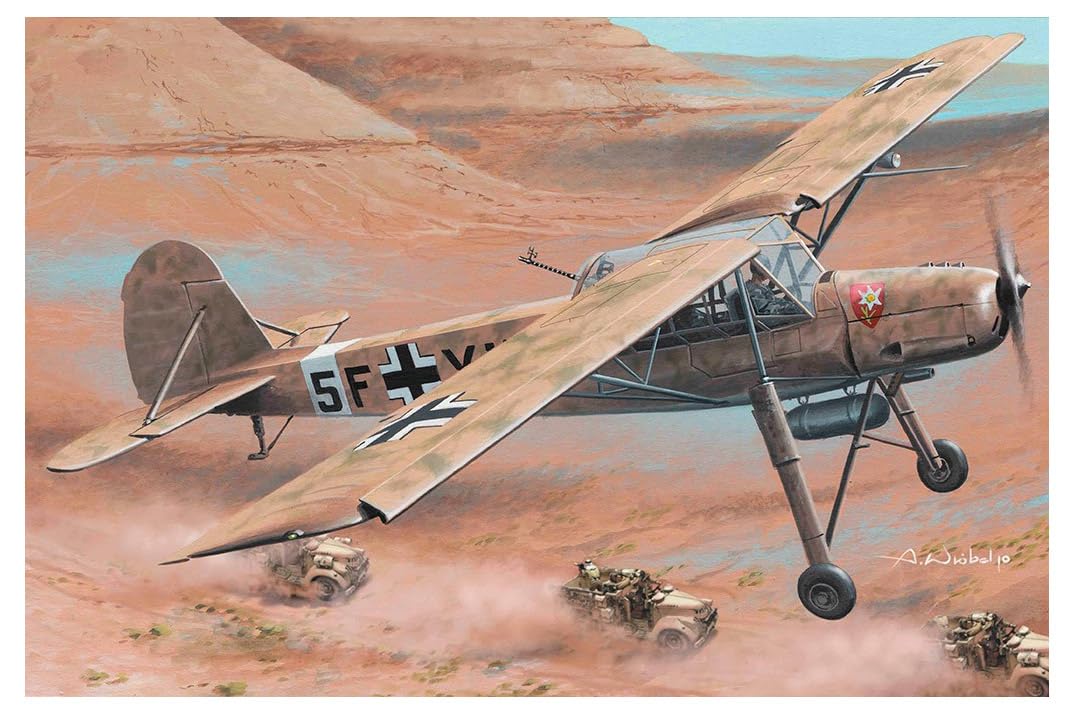 

Hobby Boss Scale Aircraft Series German Fieseler Fi156 Storch Plastic Model 80181 1/35 C-3/TROP