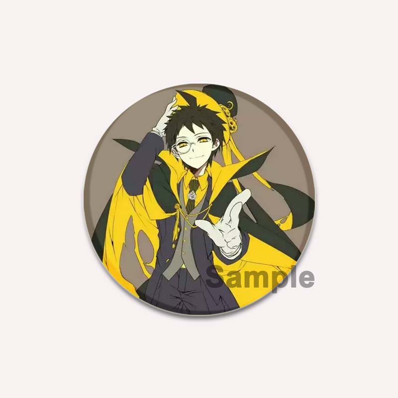 32/44/58MM Inferenz Abenteuer Spiel Anime Broschen Danganronpa HD Print Abzeichen Rucksack Kragen Cartoon Revers Pins Schmuck Geschenke Zubehör
