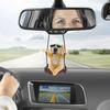 Zwaaiende Hond Auto Ornament Hond Bedeltje voor Achteruitkijkspiegel Schattige Auto Hanger Interieur voor Camper Vrachtwagen Bus Zonnebril Hond Hanger