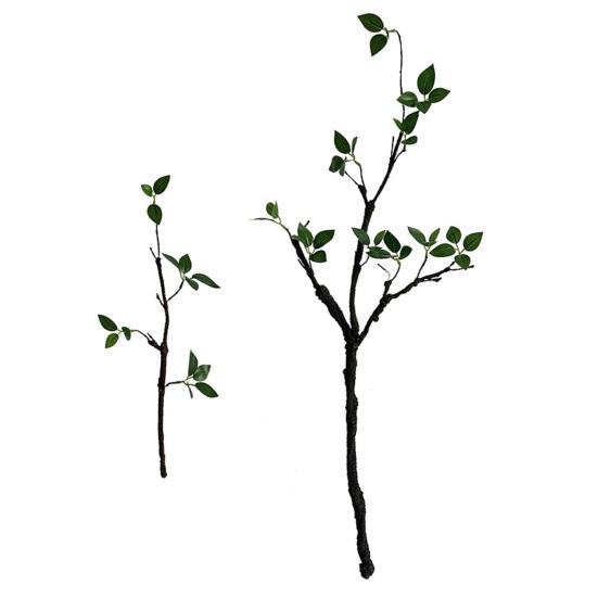 Fake Plants Stems Realistic Artificial Greenery Plant Stem Faux Bendable Branches with Leaves for Vase Filler Home Office Dining Table Decor