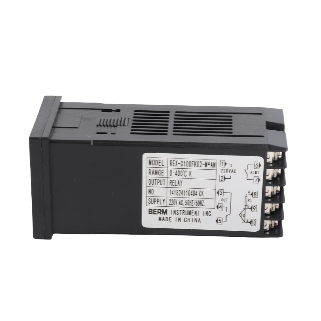 PID Digital Temperature Controller 0 to 400 degrees C K Type Relay Output Intelligent Temperature Controller