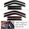 Ford F-250 Super Duty 2017-2025 Crew Cab Rain Guards Window Deflectors