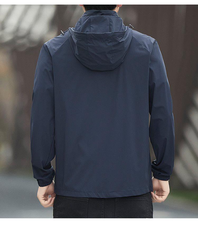 Giacca da uomo 2026 ultra sottile in seta ghiaccio con protezione solare - Abbigliamento estivo traspirante per attività all'aperto