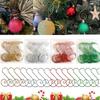 12/20Pcs/Set Party Supplies Christmas Decoration Hanger Hooks Xmas Tree Hook S Shaped Metal Hook