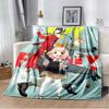 Spy x family Cartoon anime Kawai Throws Blanket Kid Super Home Soft Flannel Blanket for Travel Bedding Blanket for Birthday Gift