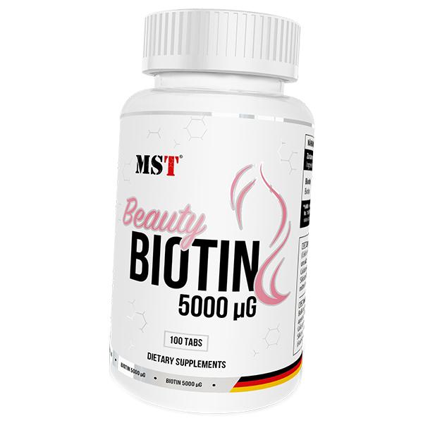 

Biotin for hair, skin and nails, Beauty Biotin 5000, MST 100 tabs (36288029) 100tab