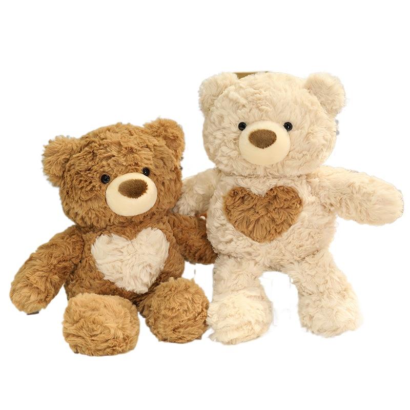 Nuovo Caldo Orso di Natale Adorabile Orsacchiotto Peluche Giocattoli Ripieni Carino Amore Corsa Orso Regalo di San Valentino per Bambine Bambini Neonati Regali di Natale