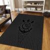 Cardiff City FC Flannel Pattern Square Carpet,Area Rug,Carpet Rug for Living Room Bedroom Sofa Playroom Decor,Non-slip Floor Mat