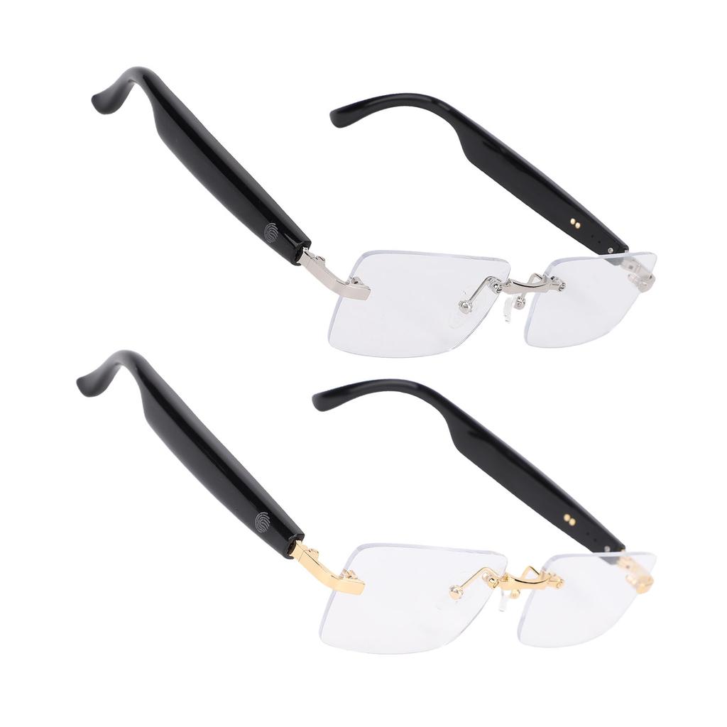 AI Smart Glasses Real Time Translation 180mAh Battery Noise Reduction Multifunctional Bluetooth 5.4 