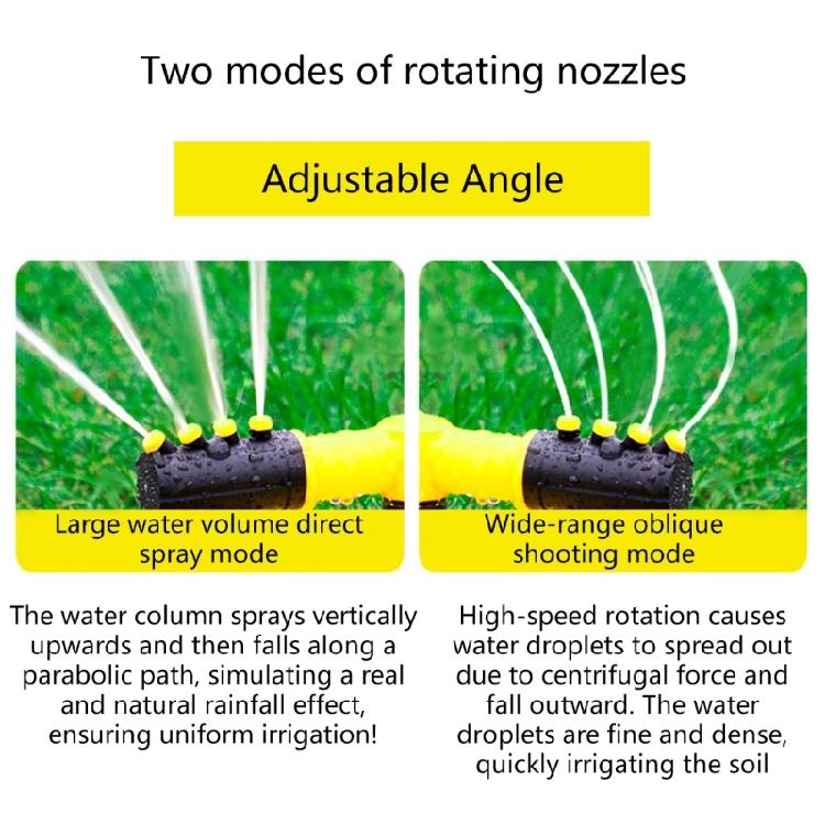 Rotating Irrigation Sprinkler 360 Degree Automatic Rotating Garden Coverage Water Sprinkler Irrigation Water Sprinkler