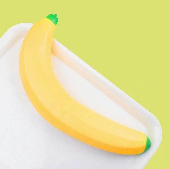 Banana Squeeze Toy Giant Banana Stress Relief Toy Soft TPR Slow Rebound Fidget Toy for Kids Adults Birthday Christmas Gift for Focus And Relaxation