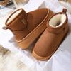 Short snow boots winter 2025 new thick-soled versatile velvet thickened warm cotton shoes