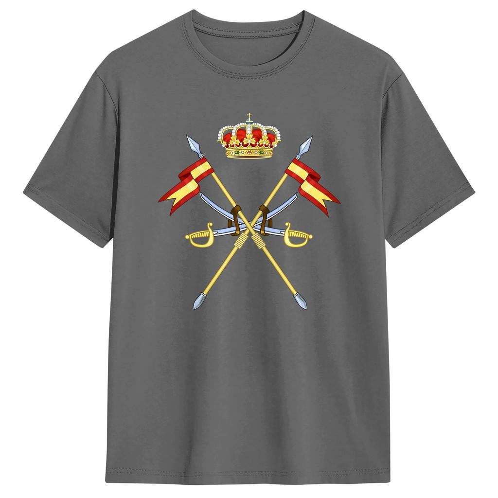 Spanish Army Cavalry Forces T Shirt Summer  100 Cotton T Shirts For Unisexs Hipster Print Tshirt ShortSleeved Y2K Retro Clothing