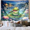 Frog In Top Hat Serenade Tapestry Room Decoration Wall Hanging for Living Room Bedroom, dormitory, Birthday and Christmas gifts