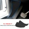 Do Tesla Model 3 Model Y Center Control Side Anti-kick Pad Skórzana antypoślizgowa ochronna osłona ochronna Dywanik ochronny Akcesoria samochodowe