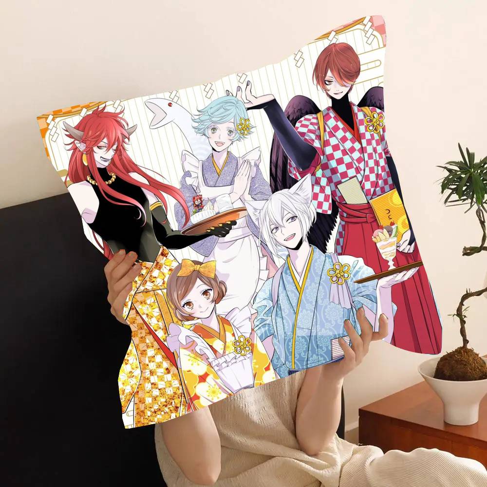 Kamisama Love Anime Pillow Case Fashion Square Pillowcase Bedroom Sofa Room Ins Decoration Leisure