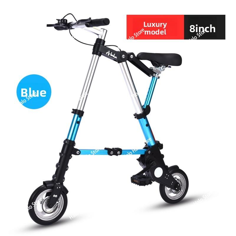 10 Inch ABike Folding Bike 8 Inch Mini Portable Pedal Bicycle Ultra Compact Lightweight Commuter Bike