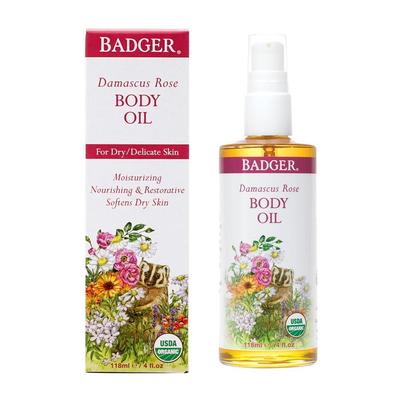 Körperöl für trockene / empfindliche Haut Damaszener Rose, 4 fl oz