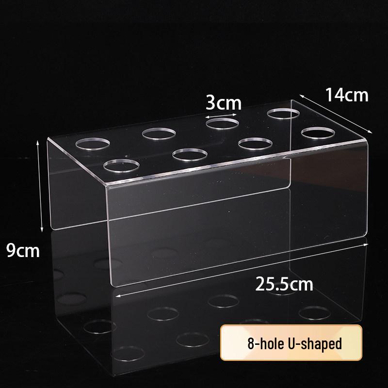 Transparent Acrylic U-Shaped Ice Cream Cone Holder Display Rack