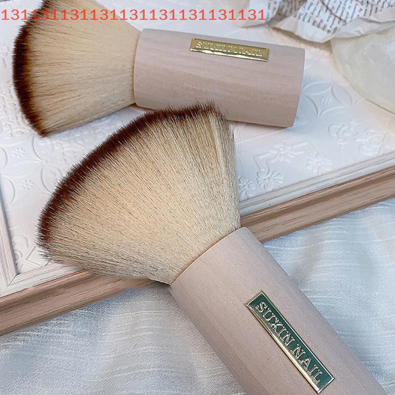 Okrągły Pędzel do Pyłków po Pilowaniu Duży Usuwanie Pyłków z Paznokci Pędzle Akryl Żel UV Lakier Proszek Narzędzie do Czyszczenia Akcesoria do Manicure