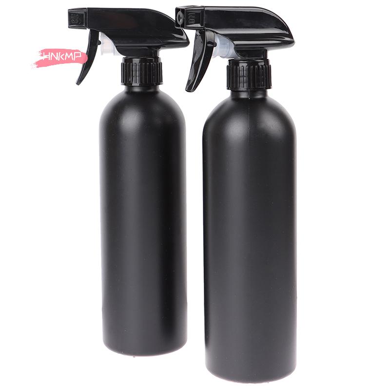2Pcs 500ml Black Plastic Trigger Spray Bottles for Car Cleaning Multi-function Durable Cleaning Tools for Auto Detailing