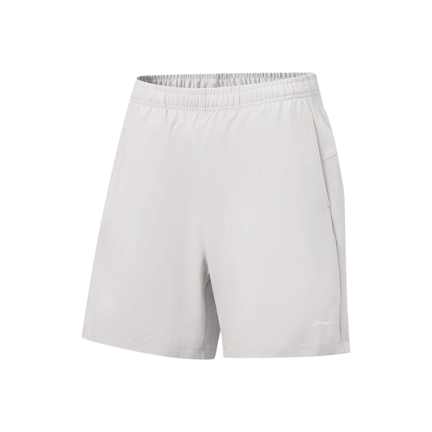Li-Ning Серия Фитнес Однотонные Шнуровка Универсальные Спортивные Шорты Женские шорты AKSW286-2 M