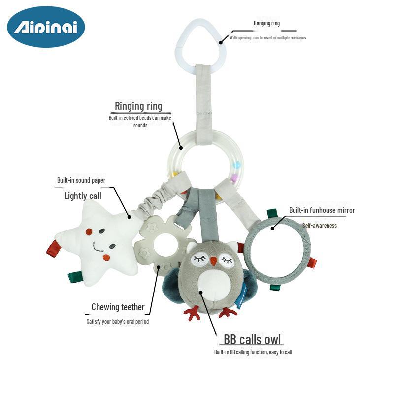 

Плюшеві іграшки-підвіски в скандинавському стилі для малюків 0-1 року - дитяче ліжечко та автомобільний аксесуар