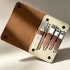 Stainless Steel Manicure Set: Nail Clippers, Cuticle Pusher, Ear Pick, File.