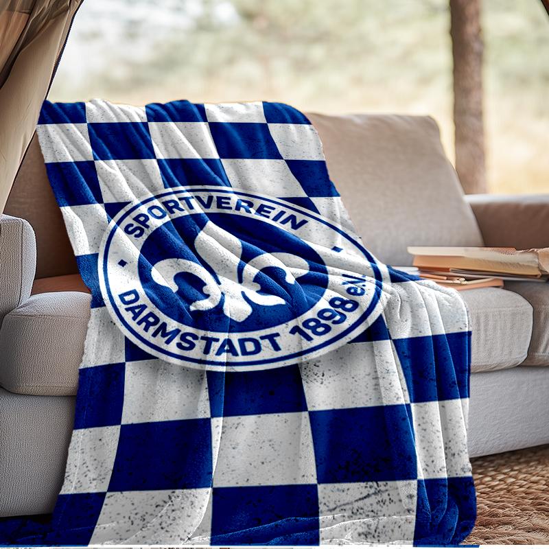 Sport Club Darm-stadt  Blanket Lightweight Ideal Bedding Blanket Perfect for Travel, Camping, Living Rooms, Offices, Sofas, Fan Christmas gift
