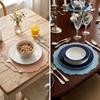 Silicone Placemat Retro Drainage Pad Foldable Heat Insulation Mat  Restaurant