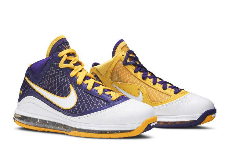 Kids' Sneakers Nike LeBron 7 Media Day (GS) Court Purple/White-Amarillo