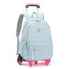 Children Rolling Backpacks School Bags for Girls Trolley Backpack with Wheels Waterproof School Bag Student Wheeled Backpack