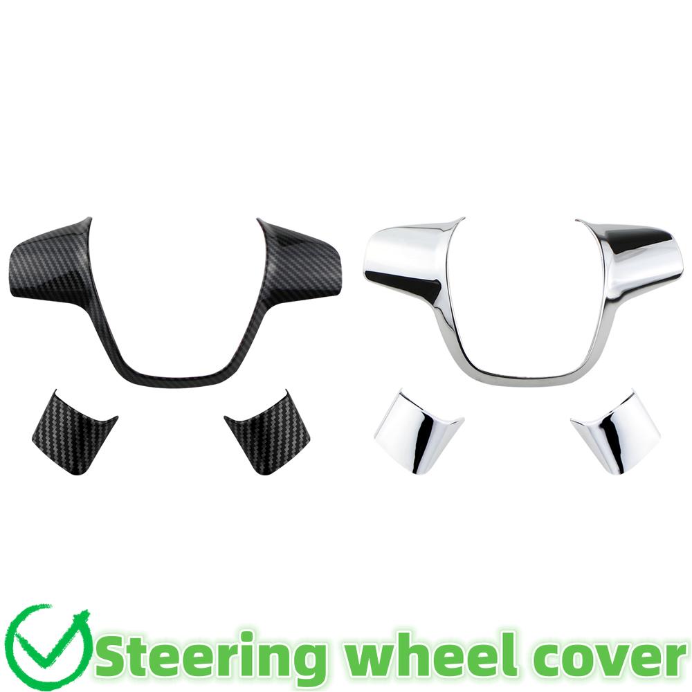 ABS Car Steering Wheel Trim Cover Sticker Decoration for Ford Focus 3 MK3 Sedan Hatchback Kuga Escape 2012 2013 2014