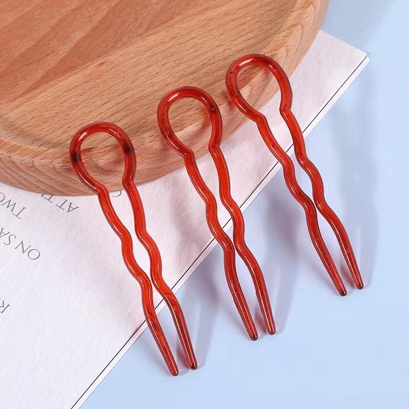 

3 шт./компл. инструменты для укладки волос женские круглые U-образные волнистые заколки для волос модные DIY французские заколки для волос кофейный