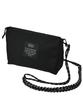 KiU Paracord Sacoche Pouch, Waterproof and Water-Repellent, Unisex, 3-Way Shoulder Pouch, Stylish, Cute, Casual, Outdoor, Black, K362-900