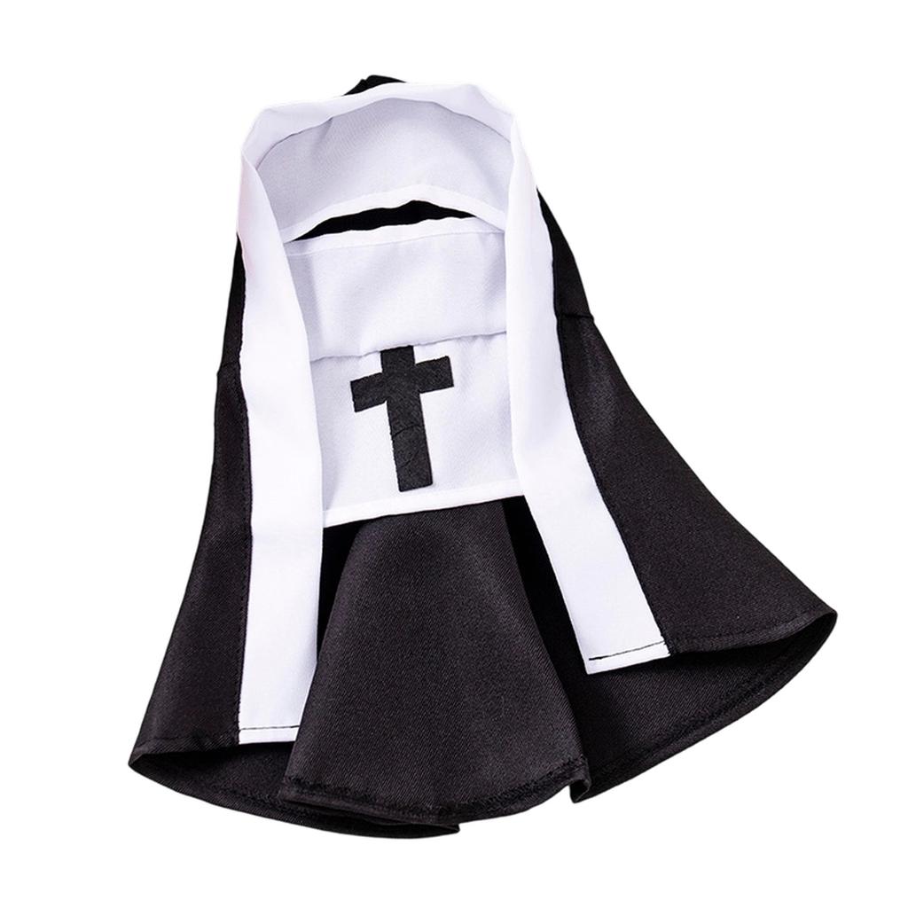 Pet Cosplay Clothing: Nun Costume For /Dog, Photo Prop (Small-Medium )