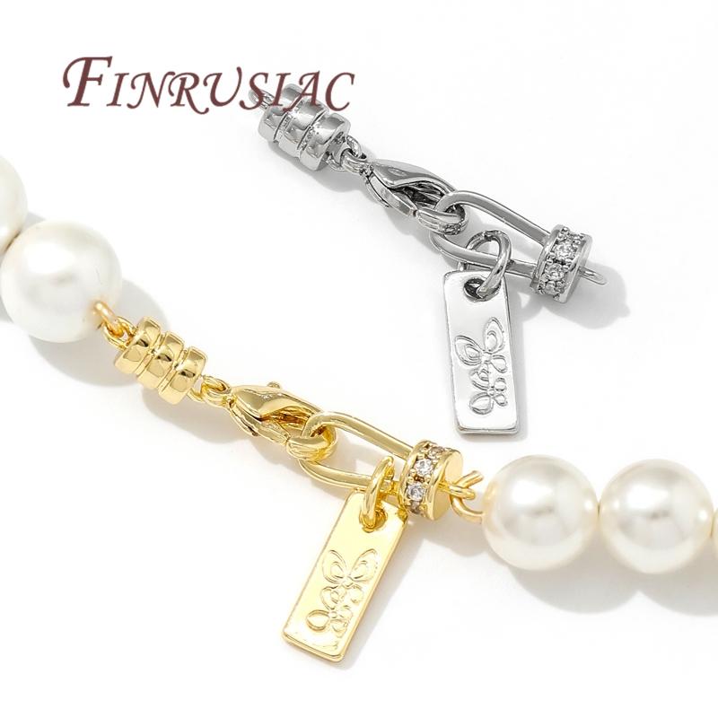 18K Gold/Rhodium Plated Connector Fasteners Lock Closure Clasps Accessories For DIY Women Needlework Beads Jewelry Making