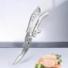 Kitchen Shears with Spring-Loaded Handle Stainless Steel Poultry Scissors for Chicken Fish Ribs,Bottle Opener Nut Cracker5