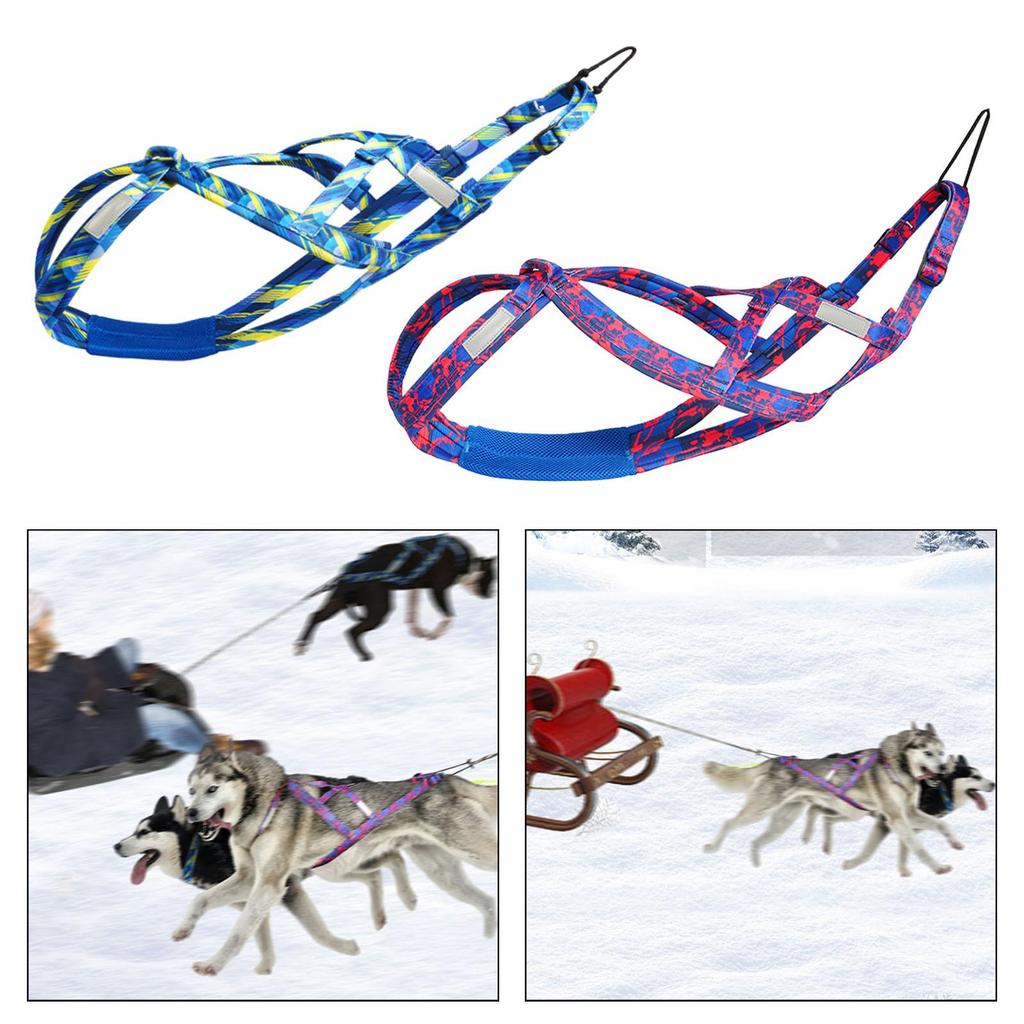 Dog Mushing Harness for Medium Large Dogs Work Out Pulling Harness